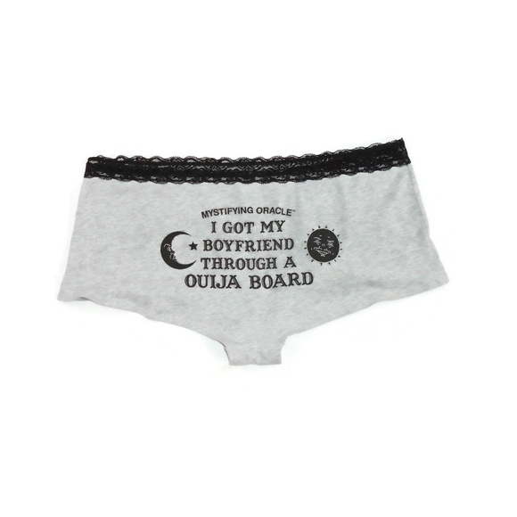 torrid Other - Torrid Ouija BoyShort Panty NWT Lace Trim 2X Grey